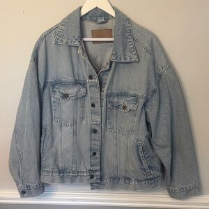 NWOT oversized denim jacket